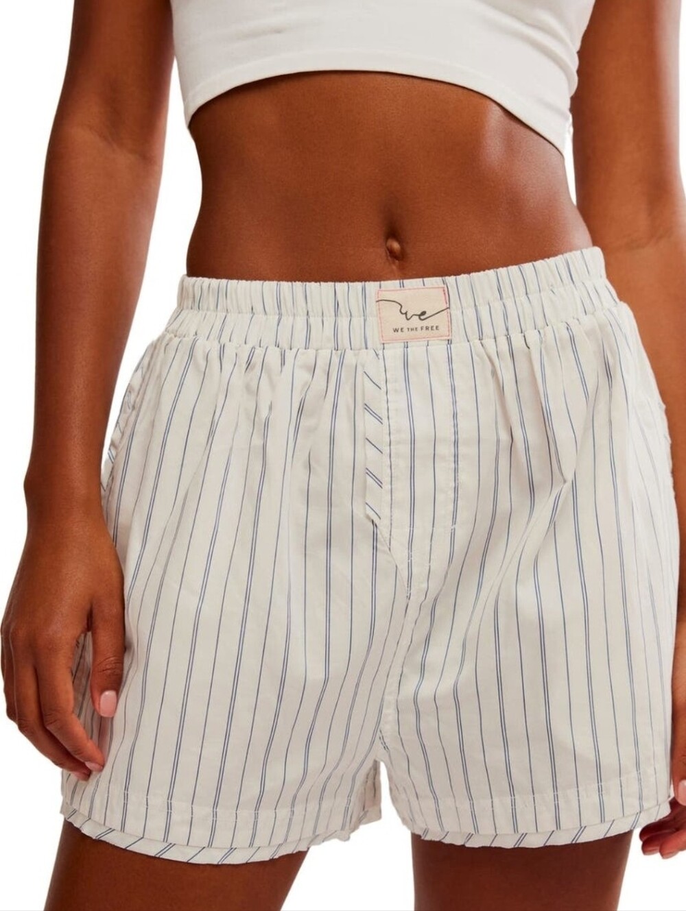 Free People Day To Day Striped Boxers